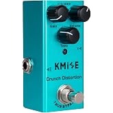Kmise Crunch Distortion Electric Guitar Effects Pedal,DC 9V True Bypass 3 Modes.