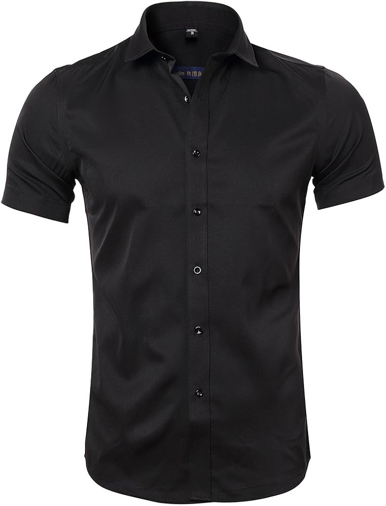 mens short sleeve casual dress shirts