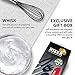 Kitchen Cooking Utensils Set (7 in 1) - Stainless Steel Kitchen Cooking Utensils - Best silicone Utensils Set - 100% eco friendly - Kitchen Utensil Kit - Cooking Kitchen Tools for Women Men (Black)