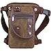 Fenarzo Men's Waist Bag Travel Purse Hiking Hip Bag (B-Brown)