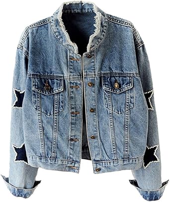 jean jacket with stars
