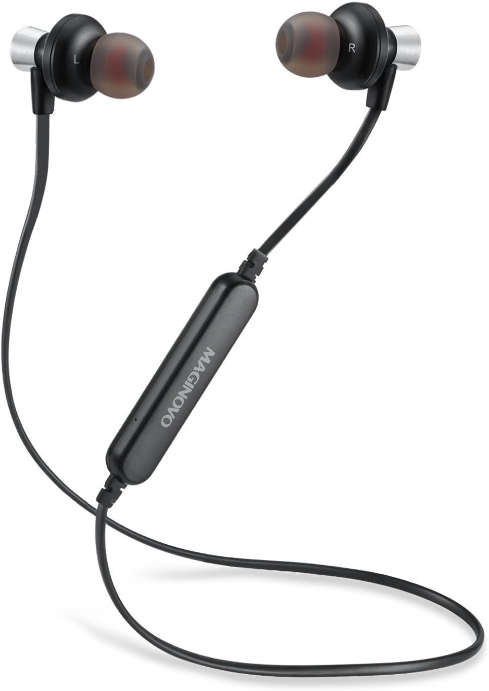 MAGINOVO Wireless Bluetooth Headphones, Sport Earphones V4.0 Stereo Earbuds Secure Fit for Sport,Gym with Built-in Mic