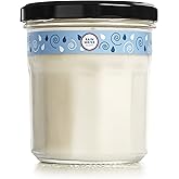 MRS. MEYER'S CLEAN DAY Soy Aromatherapy Candle, 35 Hour Burn Time, Made with Soy Wax and Essential Oils, Rain Water, 7.2 oz