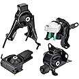 4PCS Engine Motor Transmission Mount Kits Compatible with Corolla Matrix Pontiac Vibe 1.8L 2003-2008 Engine Trans Mount Replace A4218 A4219 A4220 A4221