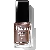 LONDONTOWN lakur Brown Nail Polish, Gel-Like Shine, Long-Lasting Color, Strengthens & Hydrates Nails, 0.4 Fl Oz