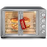 18-Slice Countertop Convection Toaster Oven - 4-Control Knobs for Bake Broil Toast Rotisserie