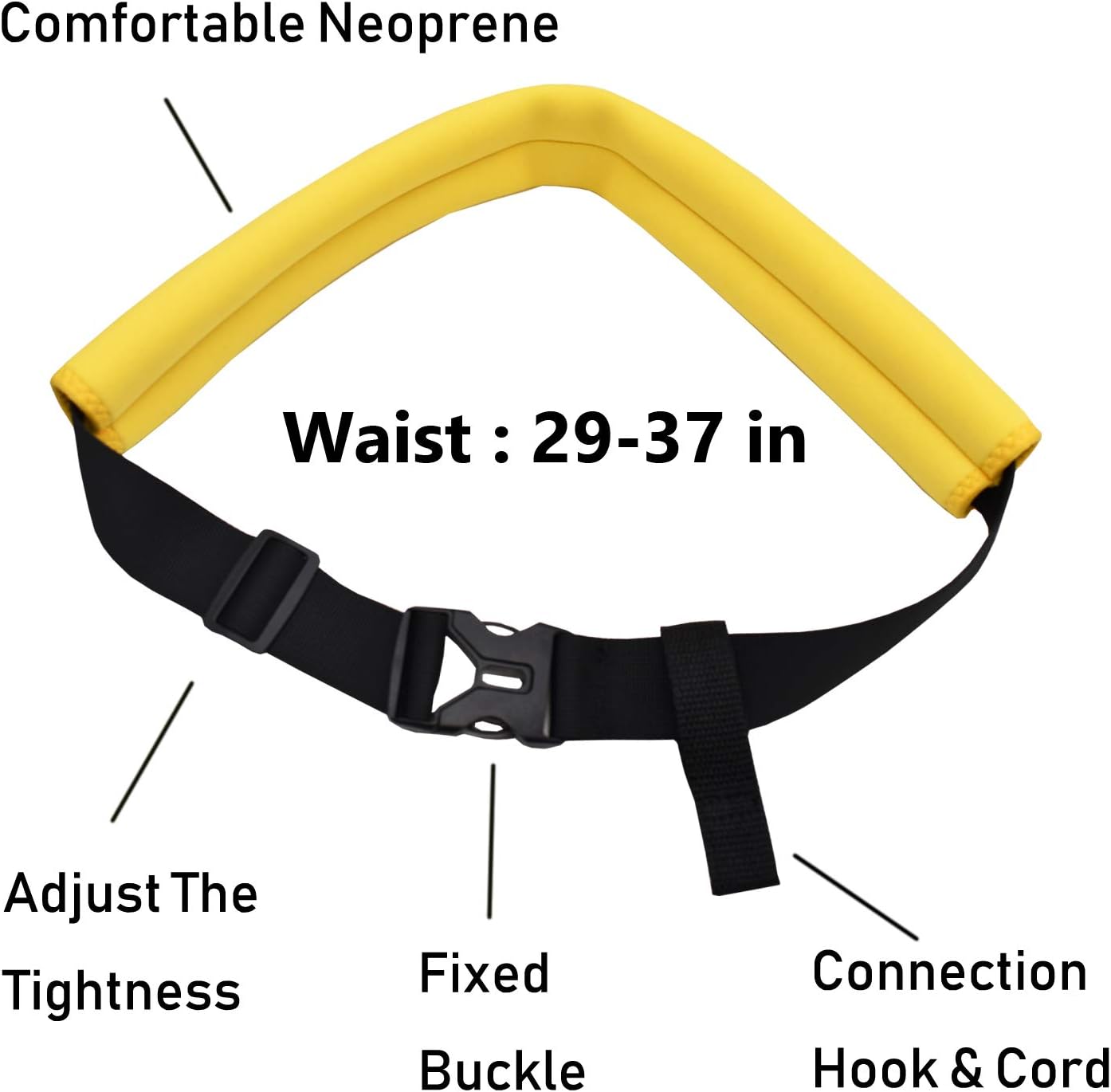 MEYFANCY Swim Tether Swim Belt Swimming Training Leash Swim Training Tether Stationary Swimming Resistance Rope for Adults Kids : Sports & Outdoors