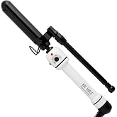 HOT TOOLS Professional Nano Ceramic Marcel Curling Wand, White &amp; Black, 1"