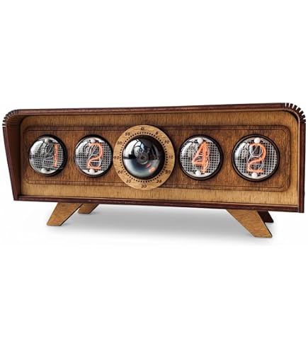 Amazon.com: Retro Nixie Clock Inspired Modern Digital Gixie Clock