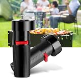 Fdit BBQ Motor Rotator DC 1.5V D Battery Powered Grill Spit Accessory Black view 5