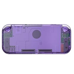 eXtremeRate Clear Atomic Purple DIY Replacement