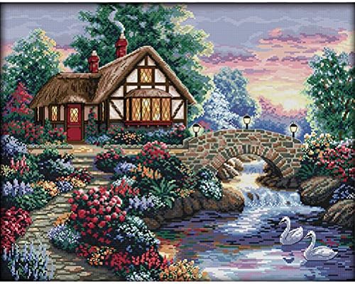 ZMZ DIY Cross Stitch Scenery Beautiful Homeland - 69x56CM