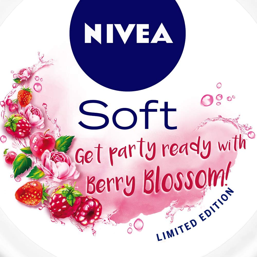 nivea soft berry blossom cream