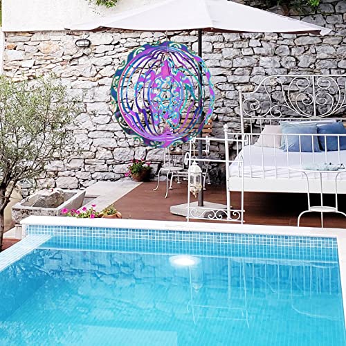 MaySol Wind SpinnerTurtle Wind Spinners for Yard and Garden,3D