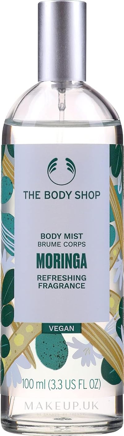 The Body Shop Moringa Body Mist 100ml Refreshing Fragrance Daily Travel