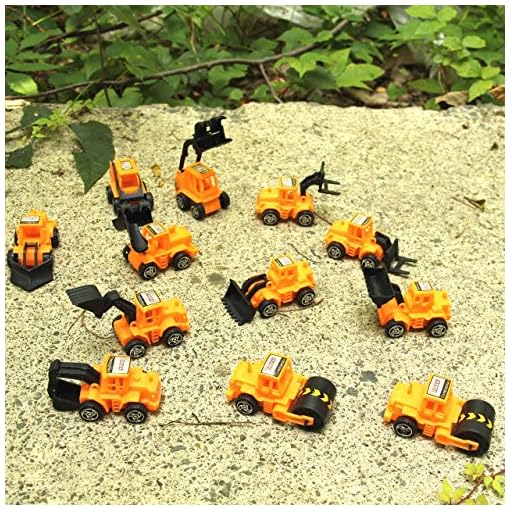 12 Pack Construction Vehicles Pull Back Style -Play Vehicles - Push and Play Engineering Trucks - Assorted Construction Designs - Image 3