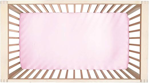pink cot bed fitted sheets