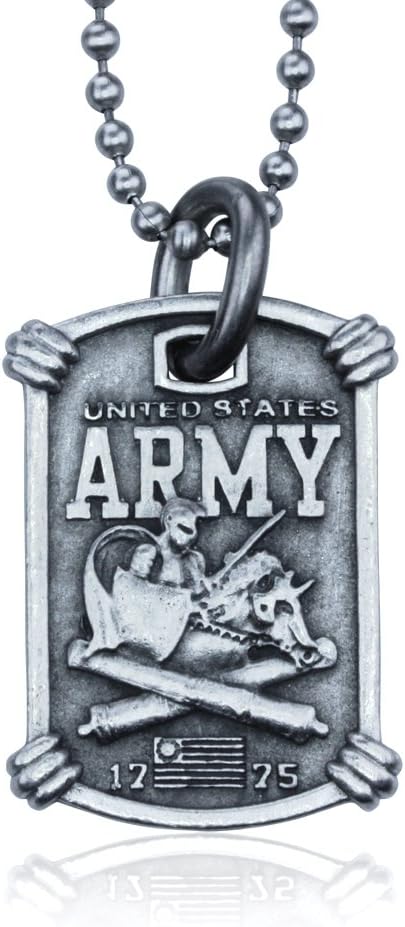 Army Necklace by Guy Harvey Jewelry United States Military Dog Tag Pendant