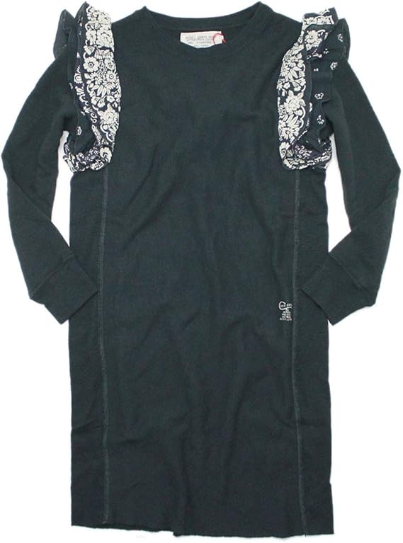 Amazon ゴートゥーハリウッド Go To Hollywood ビンテージウラケフリフリワンピース 2bk黒 ワンピース チュニック 通販