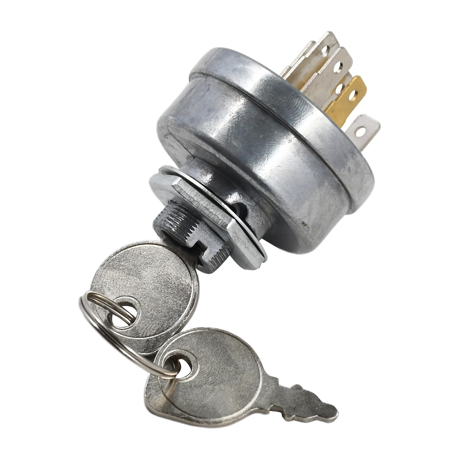 Photo 1 of 430-770 Ignition Switch with 2 keys for MTD 725-1396 925-1396, Husqvarna 539101770, Toro 83-0020, Simplicity Snapper 1686734SM 5020927, Scag 48798 Lawn Mower Replaces 490066 493625 692318 825129