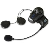 Sena SMH10-11 Motorcycle Bluetooth Headset/Intercom Communication System with Universal Microphone Kit (Single)