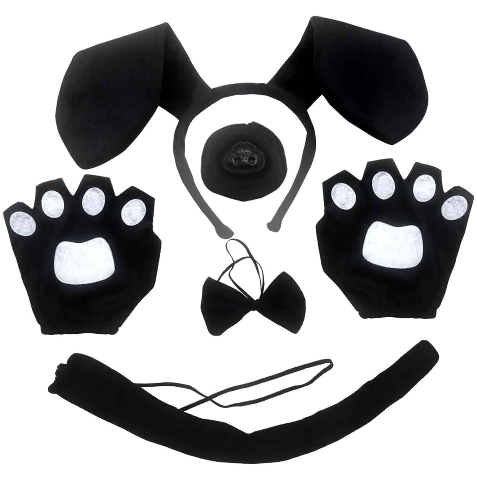 JYTDBCS New spotted dog animal hair band children cute dachshund dog hair accessories Europe and the United States puppy ears dog hair dryer