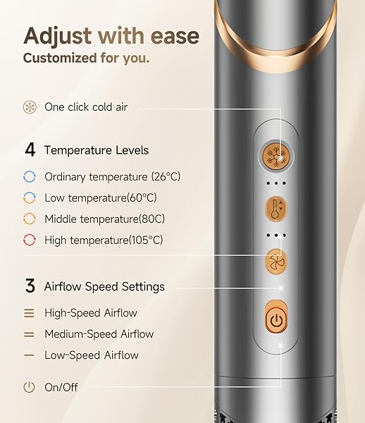 8 IN 1 HAIR STYLER & AIR DRYER WRAP CURLER, HIGH-SPEED NEGATIVE IONIC FOLDABLE HAIR TOOLS FAST DRYING, MULTI PROFESSIONAL HOT AIR STYLER FOR CURLING VOLUMIZING STRAIGHTENING STYLING (GRAY)