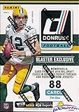 2016 Donruss NFL Football EXCLUSIVE Factory Sealed Retail Box with ROOKIE MEMORABILIA Card Plus RC & INSERT in EVERY Pack! Look for Autographs of Tom Brady, Brett Favre,Aaron Rodgers & Many More Stars