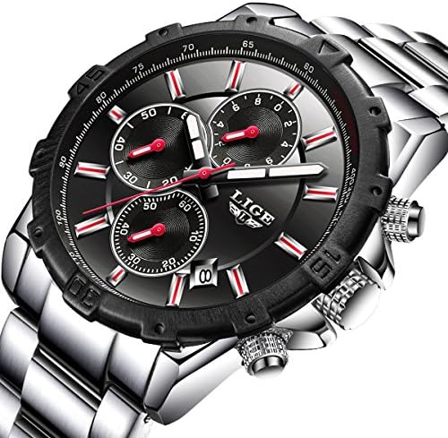 Watch Men Fashion Sport Quartz Clock Mens Watches Top Brand Luxury Full Steel Business Waterproof Watch