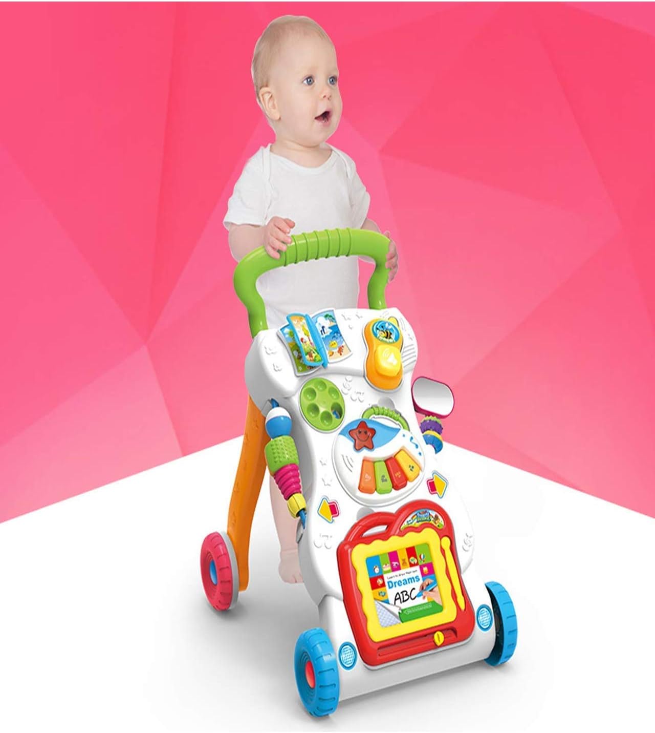 Kiwilon Baby Walker with Light and Music (Random Colour)
