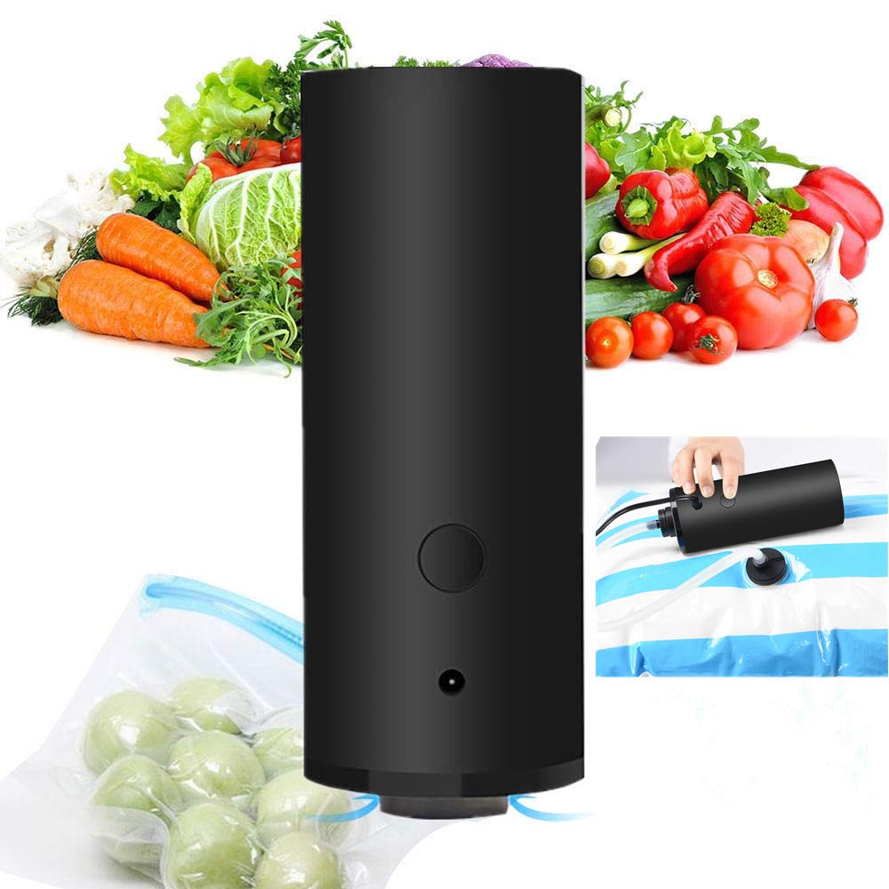 MKRSD Electric Travel Vacuum Pump For Storage Bags Portable Powered