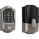 Schlage BE489WB GRW 619 Encode WiFi Deadbolt Smart Lock, Keyless Entry ...