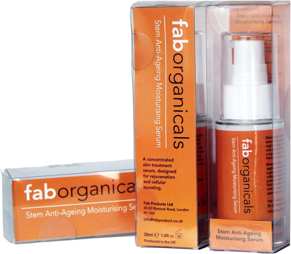 Fab Organicals Stem Anti-Ageing Moisturising Face Serum 2 in1