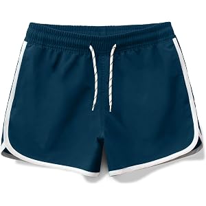 MEILONGER Boys Girls Swim Shorts Trunks Bathing Suits Kids Quick Dry Boardshort Bottoms Swimming Swimwear with Mesh Liner