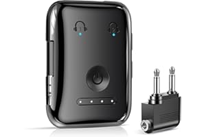 YFYYF Premium Bluetooth 5.4 Transmitter, Airplane Wireless Adapter, Supports 2 AirPods/Headphones, Bluetooth Transmitter for TV, Airplane, Gym, with aptX Adaptive & Low Latency