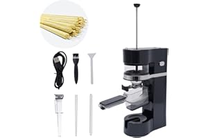 WHS·YAN Electric Cigarette Rolling Machine, Portable Tobacco Blunt Roller can Grind Filled with Herb, Tobacco, etc. Suitable for Cigarette Tubes and Rolling Papers