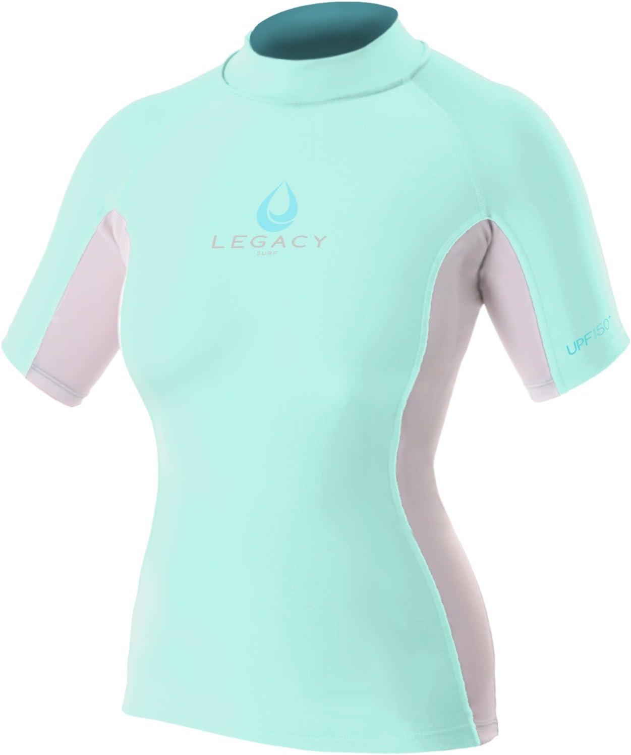 Legacy Ladies Short Sleeve Rash Vest Guard Womens - UPF 50+ Quick Dry Lycra