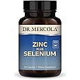 Dr. Mercola Zinc Plus Selenium, 30 Servings (30 Capsules), Dietary Supplement, Supports Immune Health, Non GMO, NSF Certified
