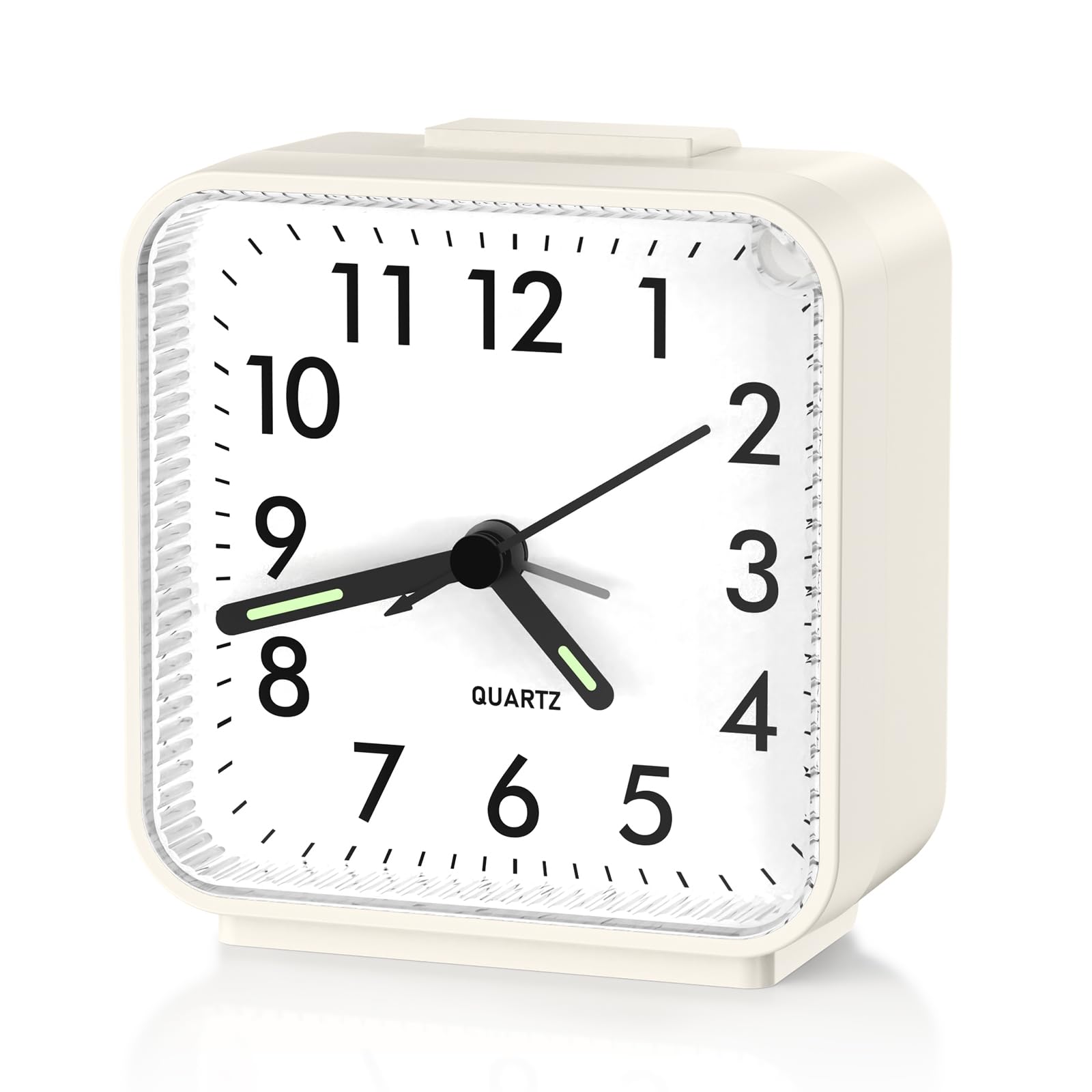 Photo 1 of ORIA Analog Alarm Clock, Analog Travel Clock, Battery Operated Desk Clock for Bedroom, with Increasing Alarm, Night Light, Snooze for Heavy Sleepers, Seniors, Kids