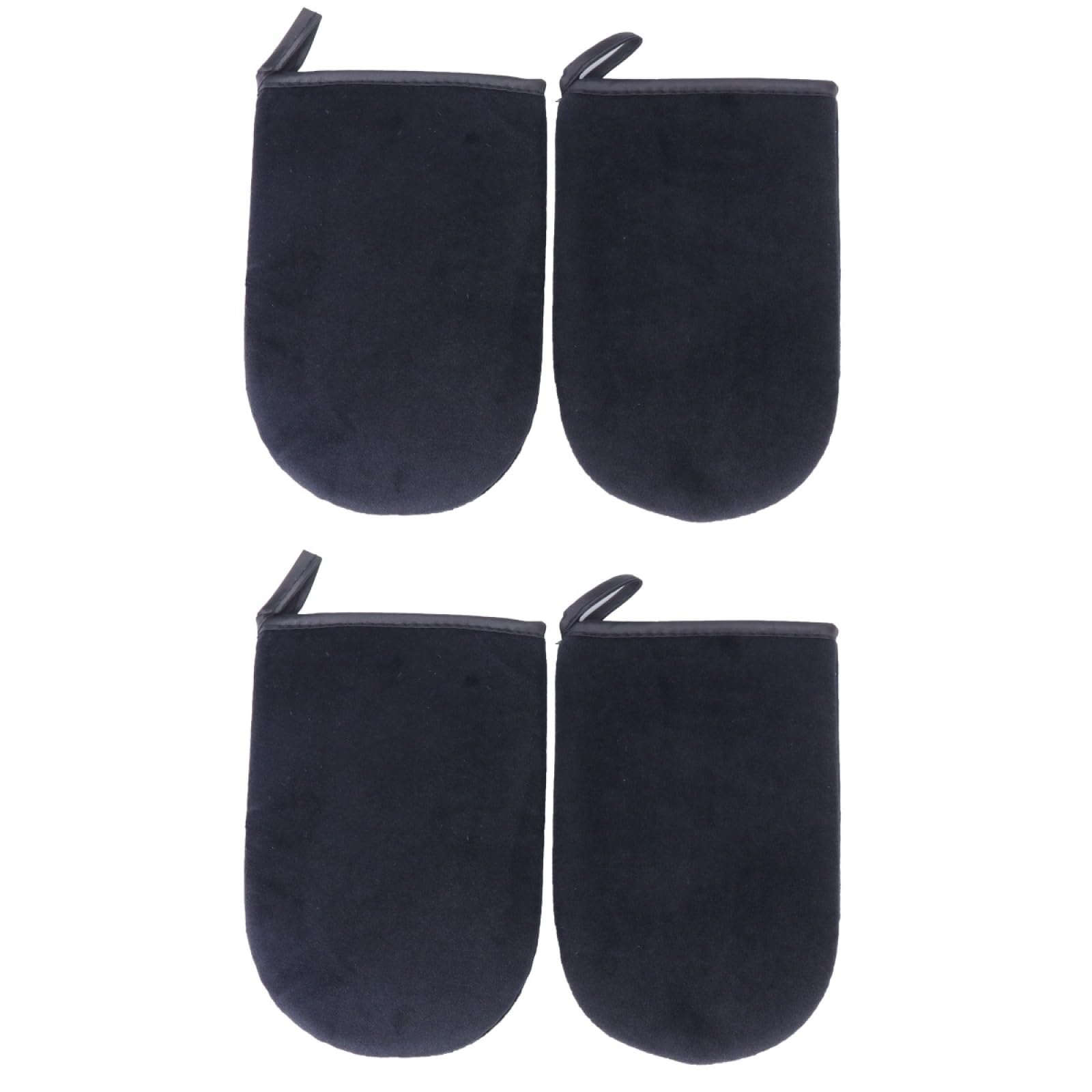 Healeved 4 Pcs Self Tanning Applicator Mittens Sun Screens Lotion Mini Face Tanning Mitt Face Applicator Mitt Self Tanner Mitt Tanning Exfoliator Mitt Bath Mitt Sunscreen Essential Oil