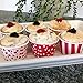 Candy Nut Mini Baking Paper Treat Cups - Black Gold White - 48 Pack