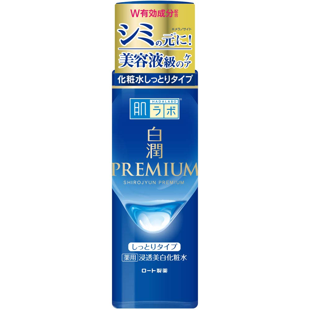 Rohto Hadalabo Shirojun Premium Medicated Penetration Whitening Lotion - 170ml - Moist