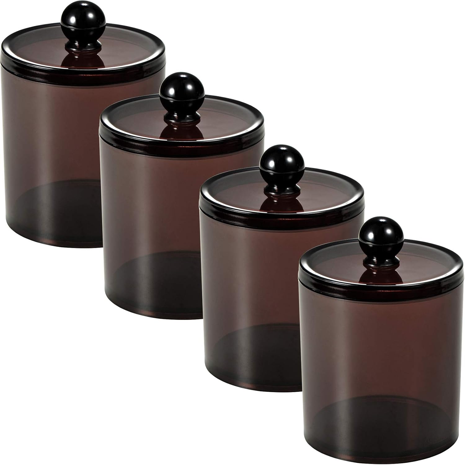 Amazon.com: SheeChung 4 Pack Plastic Acrylic Bathroom ...