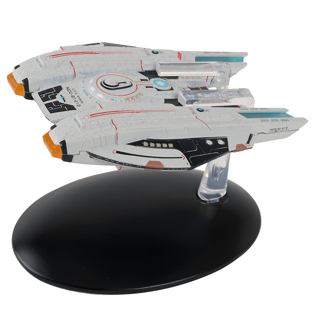 Star Trek - Shran-Class Federation Light Pilot Escort - Star Trek Online Starship Collection by Eaglemoss Collections
