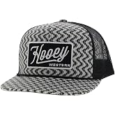 HOOEY Lakota Hat - Adjustable Snapback Cap with Patterned Front Panel, 5-Panel Casual Baseball Hat for Men &amp; Women