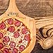 Frederica Trading Bamboo Pizza Peel Paddle | Wooden Pizza Paddle for Baking Pizza, Bread, Fruits & Vegetables | Lightweight Pizza Cutting Board with Handle, Wooden Pizza Peel for Home & Oven - LG Size