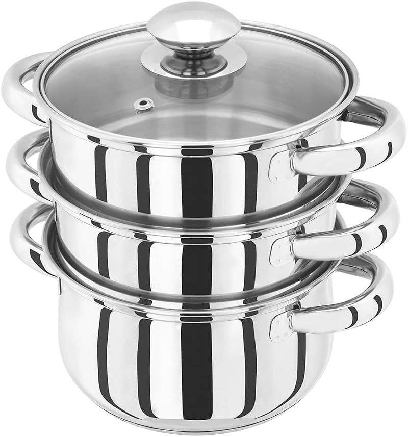 Judge Essential 3-Tier Stainless Steel Steamer 16cm Food Steamer Pot