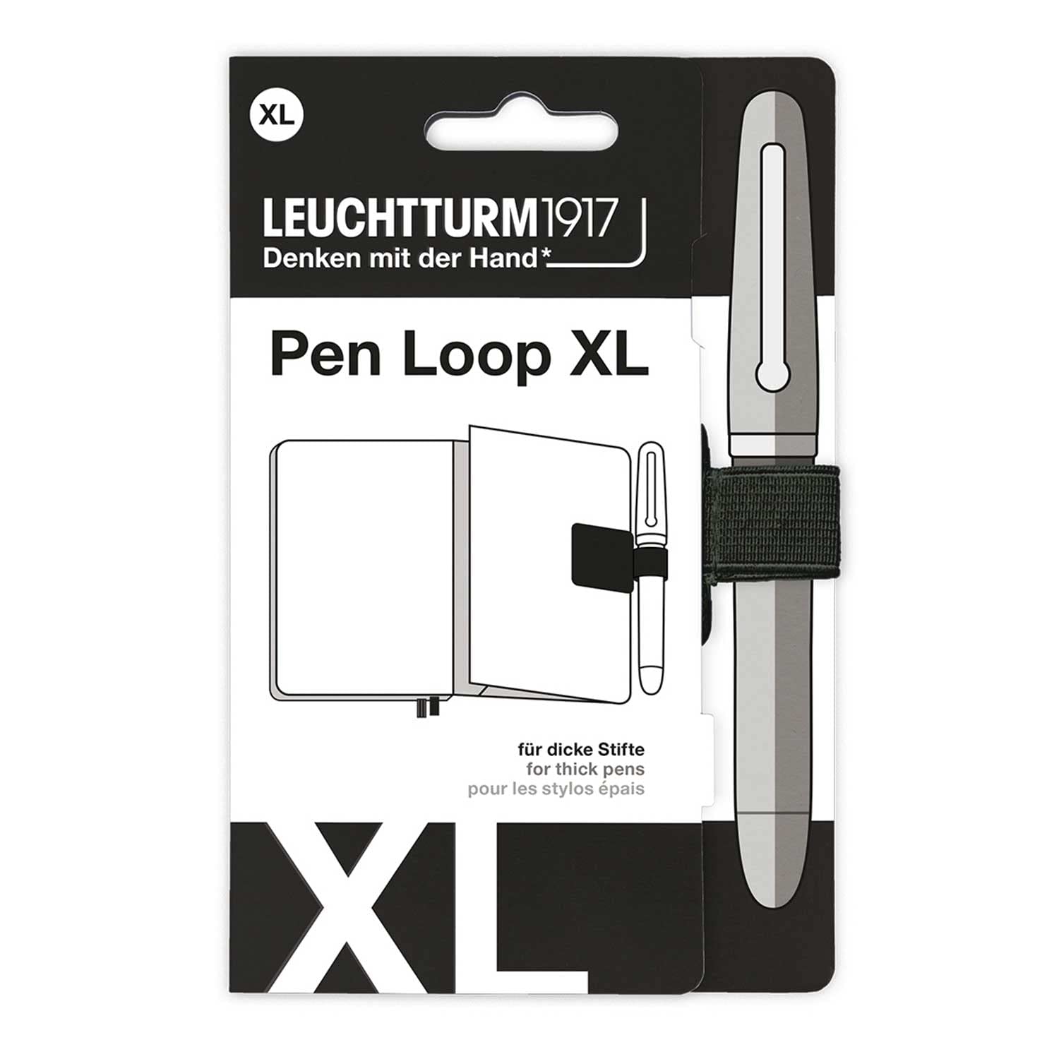 LEUCHTTURM1917 366144 Pen Loop XL Black