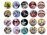 20 Power Rangers Dino Charge ~ Cupcake Topper ~ Edible Frosting Image