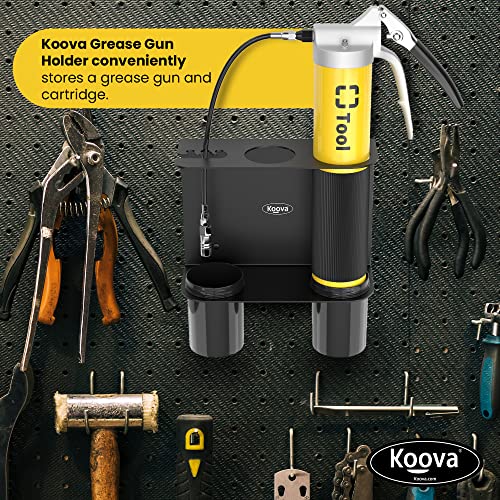 Koova Grease Gun Holder Tractor Grease Gun Garage Organizer Wall
